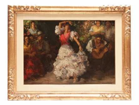 Bailaora en el colmao