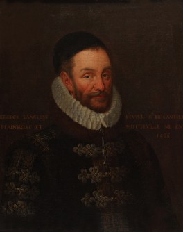 Retrato de caballero con barba y bonete