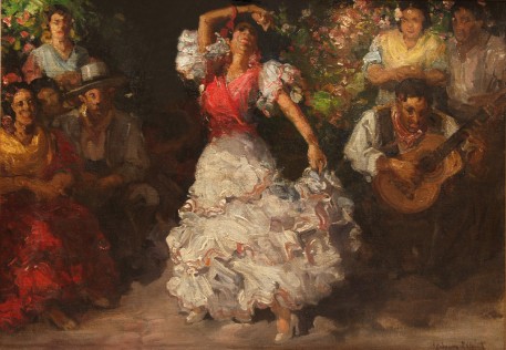 Bailaora en el colmao