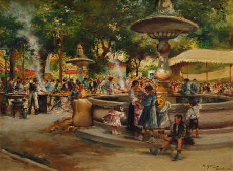 Las cuatro fuentes del Paseo del Prado de Madrid